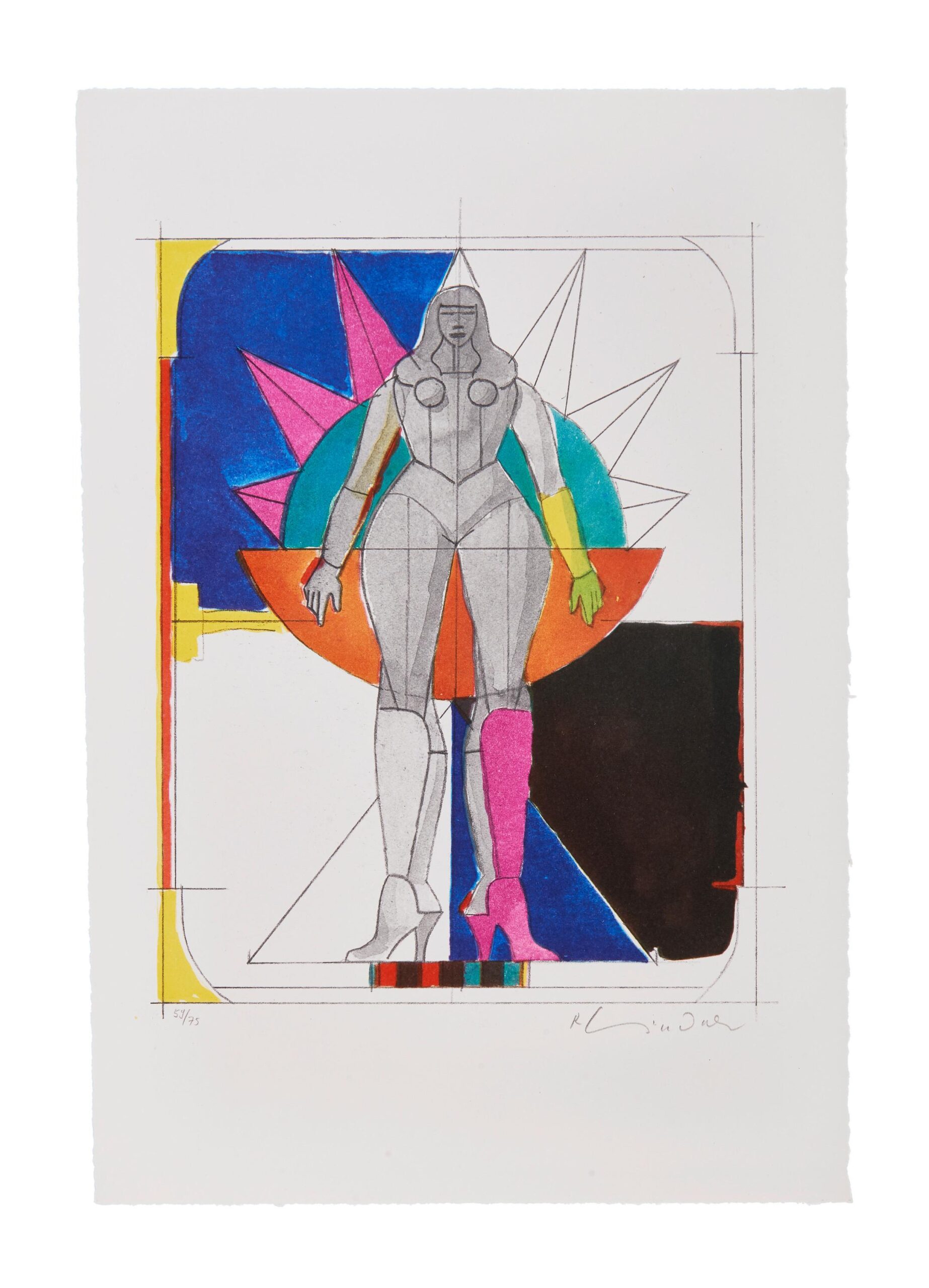 Untitled (Star) - Richard Lindner 