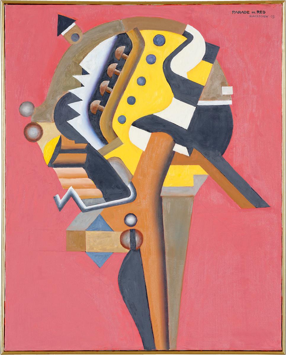 Parade on red - Karl Hagedorn 