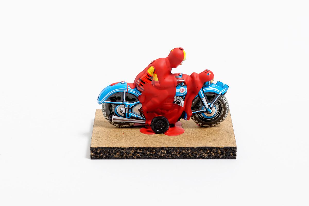 Motorradfahrer - Dieter Roth 